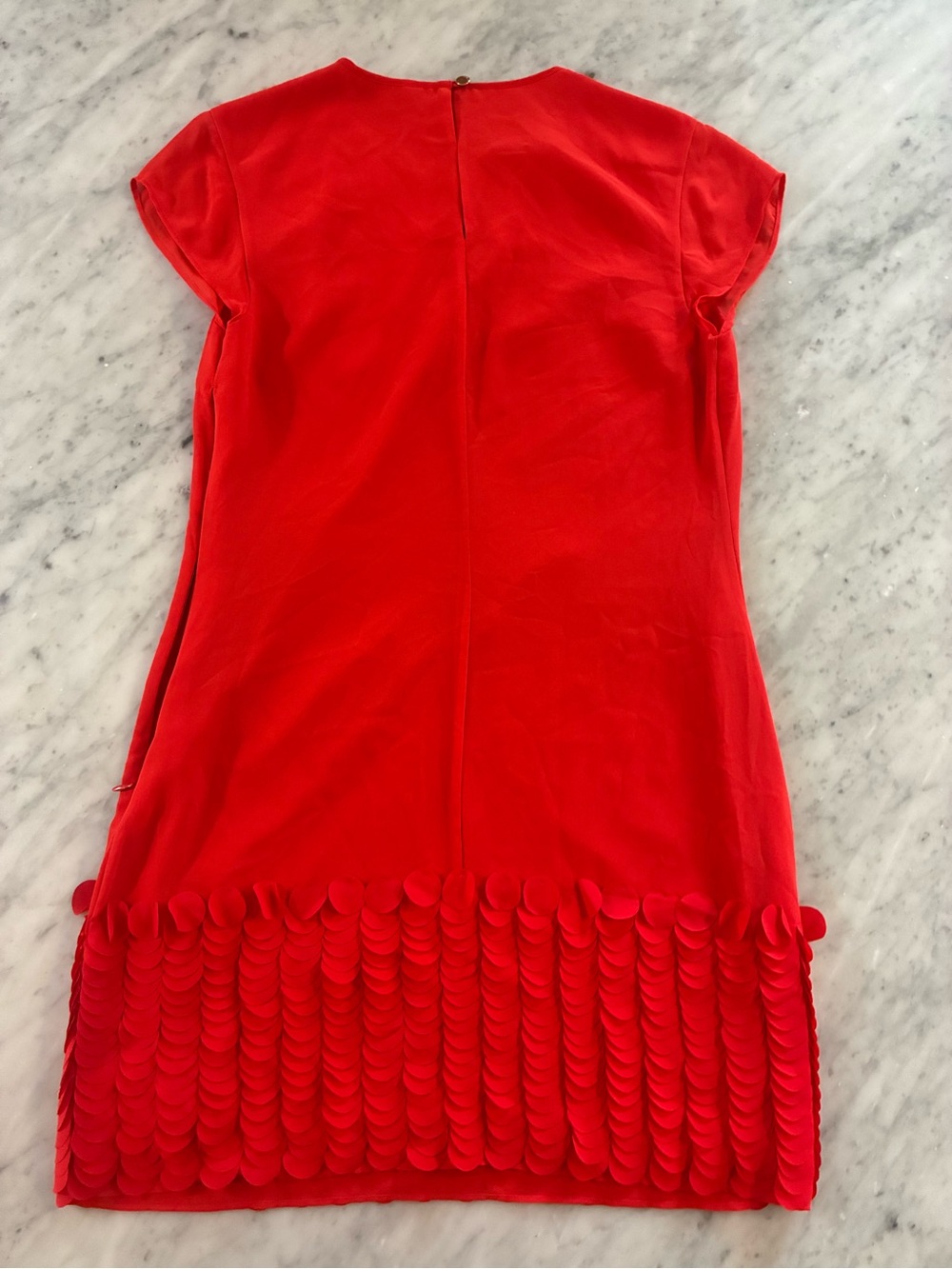 Red Hem Dress - Picture 2 of 3